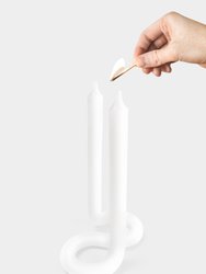 Twist Candle - White