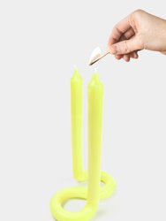 Twist Candle - Yellow