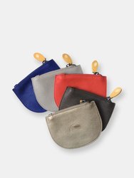 Coney Coin Pouch in 5 Colors - Perfect Stocking Stuffer! - Graphite