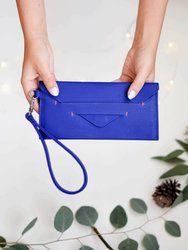 Delancey Vegan Wallet & Wristlet - Royal Blue