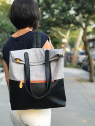 Greenpoint Convertible Backpack Tote in Vegan Leather