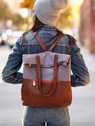 Greenpoint Convertible Backpack Tote in Vegan Leather