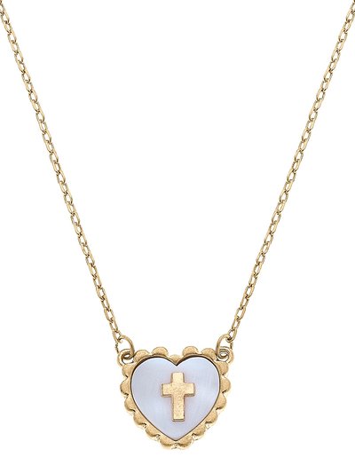Canvas Style Addi Heart Cross Necklace product