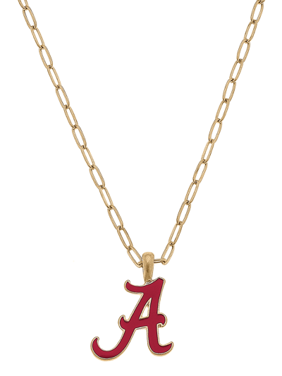 Canvas Style Alabama Crimson Tide Enamel Pendant Necklace product