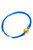 Bali 24K Gold Plated Ball Bead Silicone Bracelet In Tie-Dye Blue - Tie-Dye Blue