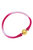 Bali 24K Gold Plated Ball Bead Silicone Bracelet In Tie-Dye Pink - Tie Dye Pink