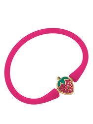 Bali Children's Strawberry Bracelet - Fuchsia