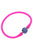 Bali Chinoiserie Bead Silicone Bracelet - Fuchsia