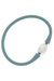 Bali Freshwater Pearl Silicone Bracelet In Sea Foam Green - Sea Foam Green