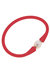 Bali Freshwater Pearl Silicone Bracelet - Red