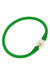 Bali Freshwater Pearl Silicone Children's Bracelet In Green - Green