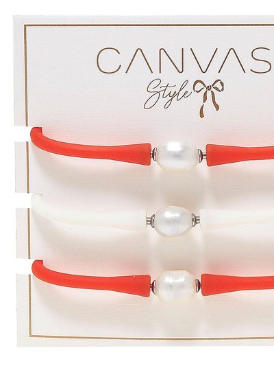 Canvas Style Bali Game Day Bracelet Set of 3 product