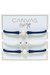 Bali Game Day Freshwater Pearl Bracelet Set Of 3 - Royal Blue & White