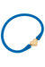 Bali Heart Bead Silicone Bracelet In Blue - Blue