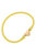 Bali Heart Bead Silicone Bracelet In Canary Yellow - Canary Yellow