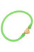 Bali Heart Bead Silicone Bracelet In Neon Green - Neon Green