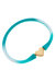 Bali Heart Bead Silicone Bracelet In Tie Dye Mint - Tie Dye Mint