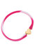 Bali Heart Bead Silicone Bracelet In Tie Dye Pink - Tie Dye Pink