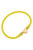 Bali Heart Bead Silicone Bracelet In Yellow - Yellow