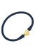Bali Heart Bead Silicone Children's Bracelet In Navy - Navy