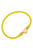 Bali Heart Bead Silicone Children's Bracelet In Yellow - Yellow