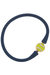 Bali Tennis Ball Bead Silicone Bracelet In Navy - Navy