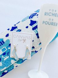 Carrie Enamel And Pavé Wedding Pumps