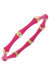 Celeste Enamel Bamboo Bangle In Pink - Pink