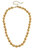 Chloe 10MM Hand-Knotted Ball Bead Necklace In Worn Gold - Gold