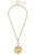 Claudette Pearl Cluster And Flamingo Pendant Necklace