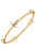 Claudia Anchor Bangle - Worn Gold