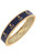 Darcy Enamel Nautical Anchor Hinge Bangle - Navy - Navy