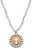 Elizabeth Pearl Coin Cross Beaded Necklace - Ivory