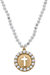 Elizabeth Pearl Coin Cross Beaded Necklace - Ivory