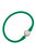 Enamel Golf Ball Silicone Bali Bracelet In Green - Green