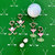 Flynn Golf Ball Stud Earrings