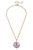 Francesca Chinoiserie Necklace - Pink & White