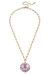 Francesca Chinoiserie Necklace - Pink & White