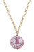 Francesca Chinoiserie Necklace - Pink & White - Pink/White