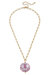 Francesca Chinoiserie Necklace - Pink & White