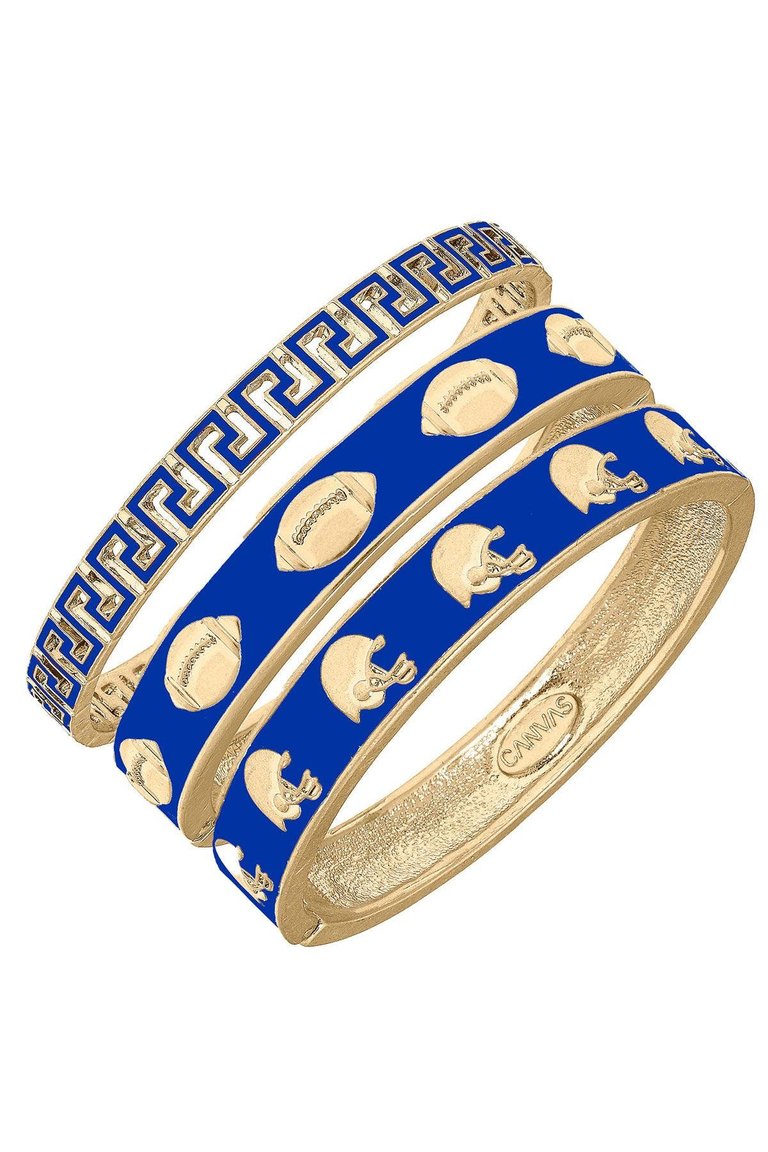 Game Day Bangle Stack - Blue