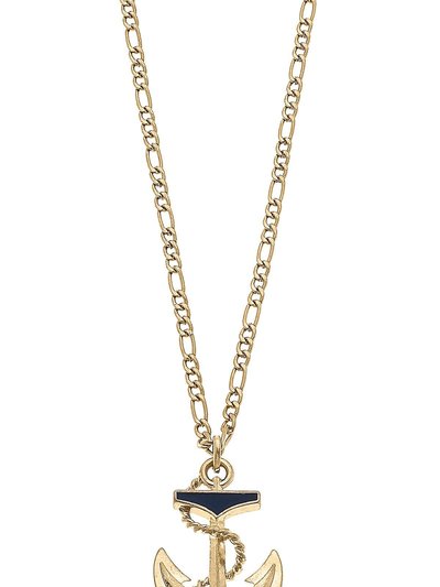 Canvas Style Georgia Anchor Pendant Necklace product