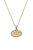 Georgia Bulldogs 24K Gold Plated Pendant Necklace - Gold