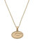 Georgia Bulldogs 24K Gold Plated Pendant Necklace - Gold