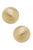 Hailey Stud Earrings In Satin Gold - Satin Gold