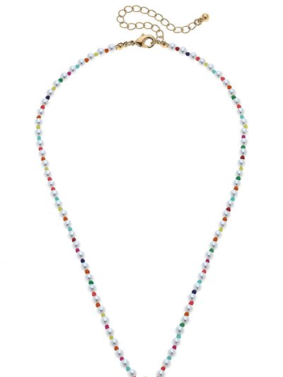 Canvas Style Jane Macaroon Pearl Beaded Children's Necklace product
