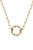 Jenny Delicate Bamboo Necklace in Worn Gold - Worn Gold