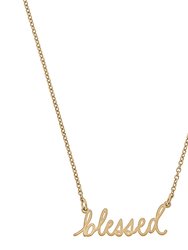 Julia Blessed Delicate Chain Necklace