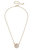 Juliette Mother of Pearl Scalloped Initial Necklace