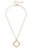 Kristin Greek Keys Clover Pendant Necklace